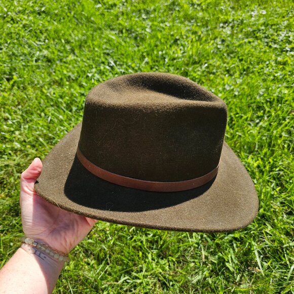 Woolrich Western Boho Yallternative Coastal Cowgirl Brown Wool Hat main image 8